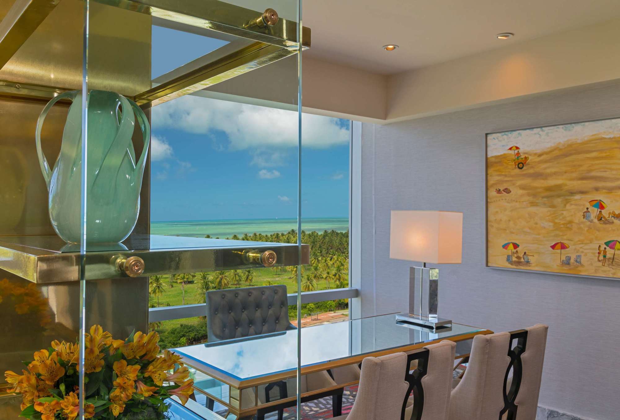 Sheraton Reserva Do Paiva 카보데산토아고스틴호 외부 사진 A view of the Gulf of Mexico from a private residence at The Ivy at River Ranch